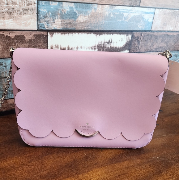 Kate Spade Lavender Scalloped Crossbody - Picture 1 of 8
